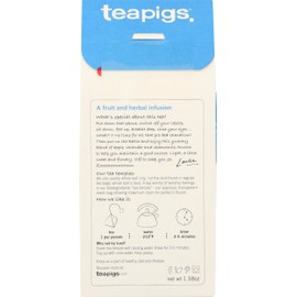 Teapigs Organic Snooze Herbal Tea Made With Whole Herbs and Fruits (1 Pack Of 15 Tea Bags)