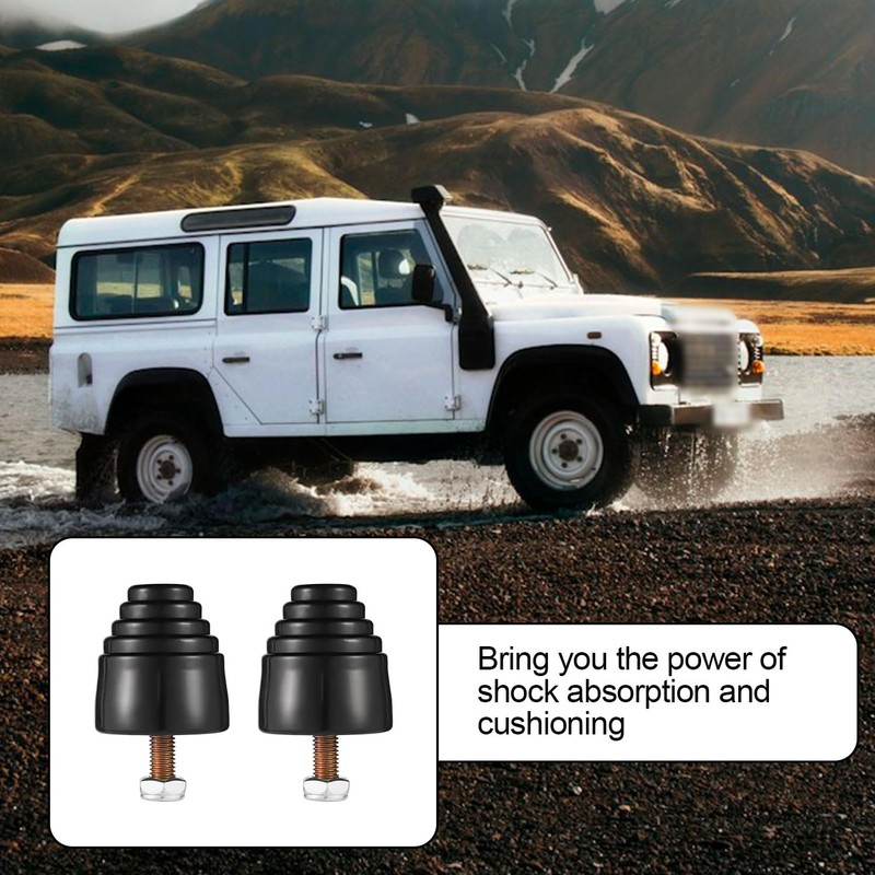 2pcs Suspension Bump Stops, Bump Stop Kit with Nuts Universal