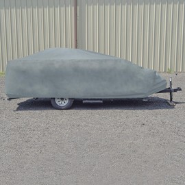 Budge Folding Camper RV Covers Fits Folding Campers 16' to 17'11" Long (Gray, Polypropylene) (RVRB-63)