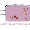 Makeup Mat for Vanity Top Protector, Cover Work Table Waterproof,