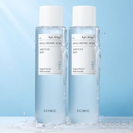 Cynic [1+1] Hyaluronic acid ampoule skin moisture toner 300ml large capacity soothing moisturizing quick drying / [1+1] 히알루론산 앰플 스킨 수분 토너 300ml 대용량 진정 보습 속건조