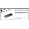 Decor Grates NGH212-NKL Floor Register, 2 x 12, Plated Nickel
