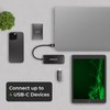 IOGEAR 4 Port USB-C Hub, USB 3.2 Gen 2, 10Gbps,