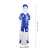 Ejoyous Football Training Dummy Inflatable Tumbler Football 0.35 m PVC