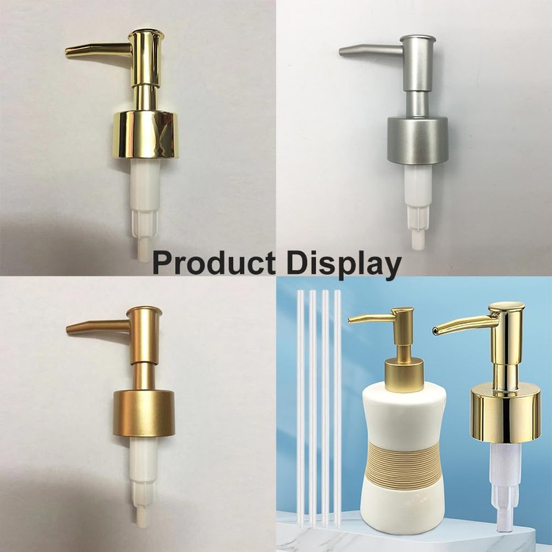 Soap Dispenser Pump Head Replacement, 4Pcs Lotion Dispensers Pump Heads