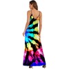 Plus Size Maxi Dresses Sundress for Women Loose Rainbow Printed