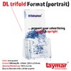 taymar Flyer Stand Leaflet Holder DIN Long
