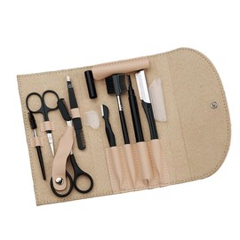 CAIYUDPTTS Eyebrow Set, Eyebrow Scissors, Eyebrow Shaping, Eyebrow Scissors, Eyebrow Comb, Eight Tools Each One by One with No Waste