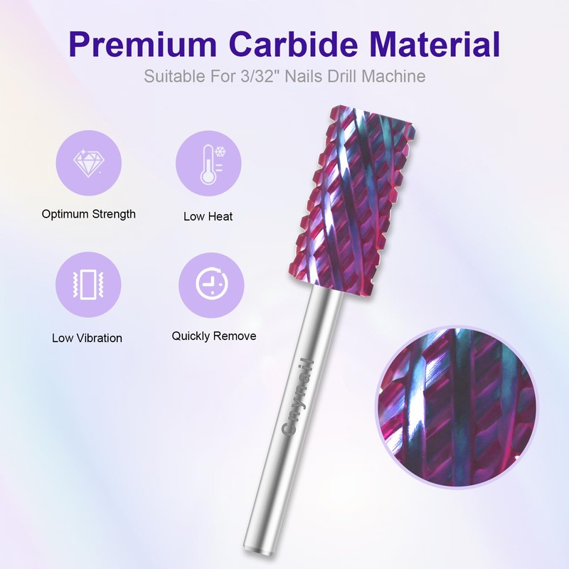 3/32" Large Barrel Bit Tungsten Carbide Nail Drill Bit Safety