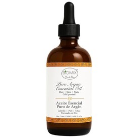 Biomix Aceite Argán Orgánico 100 Puro Prensado Frío Marruecos Cabello Rostro Cuerpo Uñas Refinar Vegano Grado Cosmético Frasco Ámbar Gotero