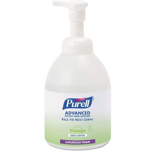 Mckesson Purell Advanced Green Certified Inst Hand Sanitizer Foam 535ML 1 Bottle / Bottle