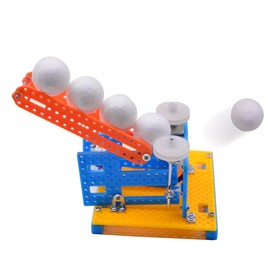 KOMBIUDA Educational Toys for Kids Automatic Pitching Machine DIY Science Material Great for Kids