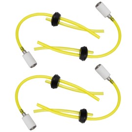 Zreneyfex Fuel Line Two Hole Grommet Assembly for Earthquake Auger MC43 E43 Replaces 3004105 300494 300470 (Set of 2)