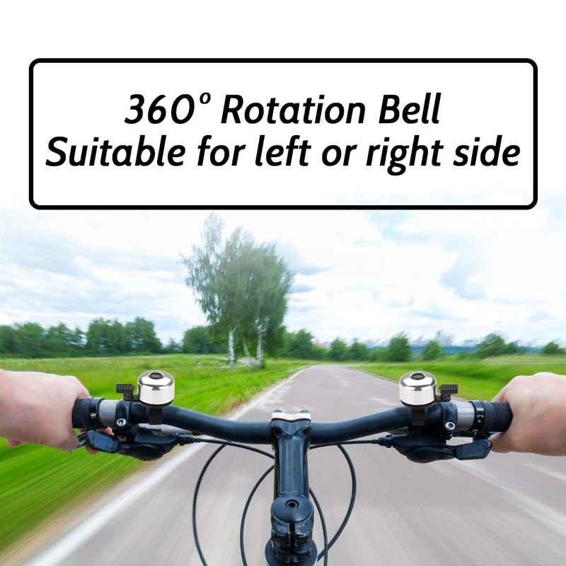 Paliston Bike Bell Bicycle Bell Crisp Sound for Adults Kids