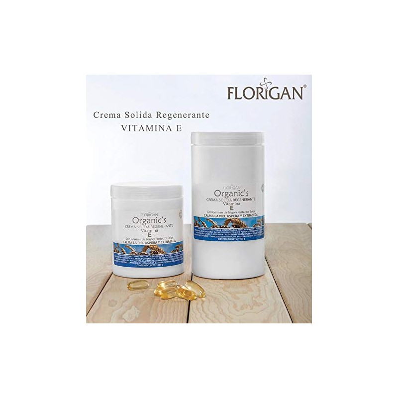 Crema Sólida Regenerante Vitamina E con Germen de Trigo 600grs.