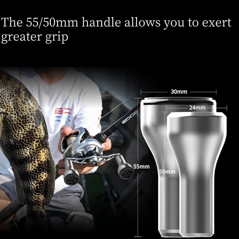 Gomexus 24 mm Power Knob Compatible with Shimano Daiwa Fishing