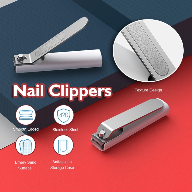 Xiaomi Mijia Nail Clipper Stainless Steel Nail Cutter With Anti