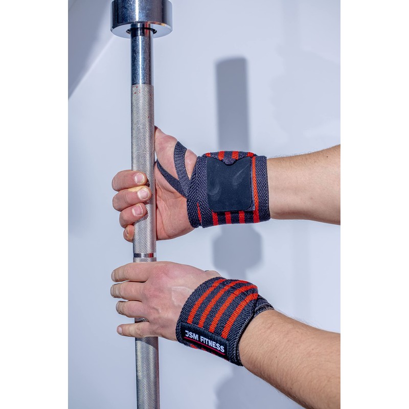 JSM FITNESS® Wrist Wraps for Stabilizing Wrist and Strengthening Grip