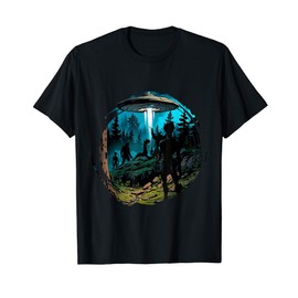 Cryptid Monsters Aliens UFO Bigfoot Outfit Loch Ness Costume T-Shirt