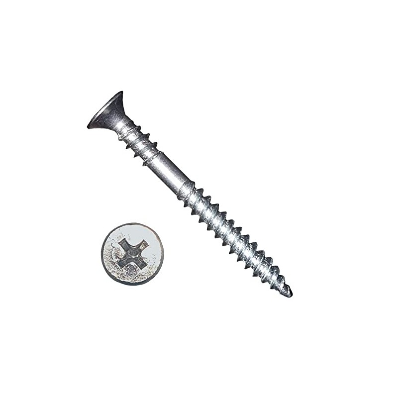 TERF® Drywall Screw with Reverse Thread Gimlet Point Screws Zinc