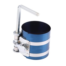 Piston Ring Compressor, 53mm-125mm Car Engine Piston Ring Tool Piston Ring Compressor Installer Band Ratchet Tool 53mm-125mm (3in)