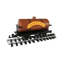 Bachmann Trains - Thomas & Friends Chocolate Syrup Tanker Car - Large G Scale,Dark Brown,98024