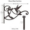 FLORWOD 2pcs Plant Hangers Outdoor Heavy Duty for Wall 10