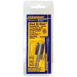 Eazypower GIDDS2-2479560 Get-It-Out One Way Screw/Rounded Bolt and Nut Remover Number 10, 2"