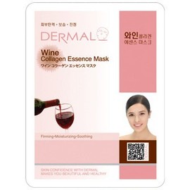 シート マスク ワイン ダーマル Dermal 23g (10枚セット) フェイス パック