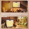 NEWTRY Chicken Coop Heater, 200W Dual-Sided Heating, Remote Control &