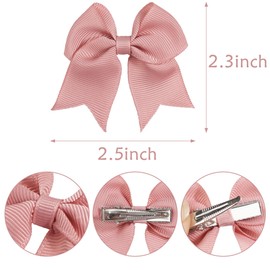 BBGifts 40pcs 2inch baby hair clips dovetail hair accessory