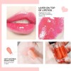 Plumping Lip Oil, Tinted Lip Balm Hydrating Lip Gloss, Long