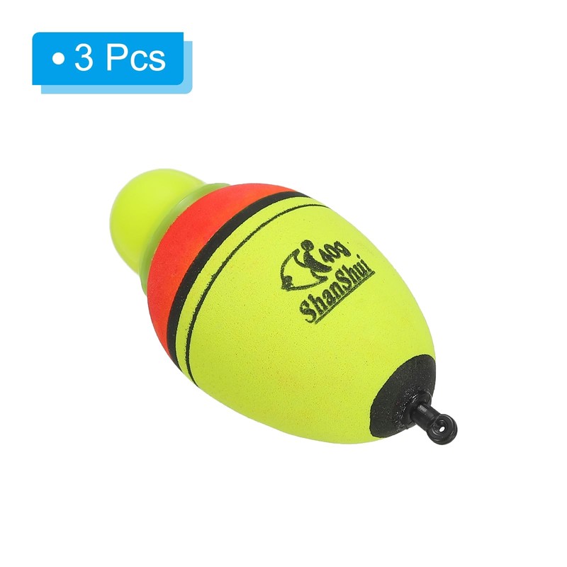 PATIKIL 1.4oz Lighted Fishing Slip Bobbers, 3 Pack EVA Light
