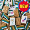 160 Acrylic Mahjong Tiles Rose Red Four-Player Mahjong in Stock