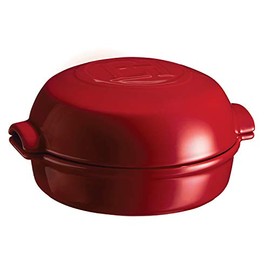 Emile Henry Burgundy Cheese Baker, 7.7 x 6.9 x 3.9 inch