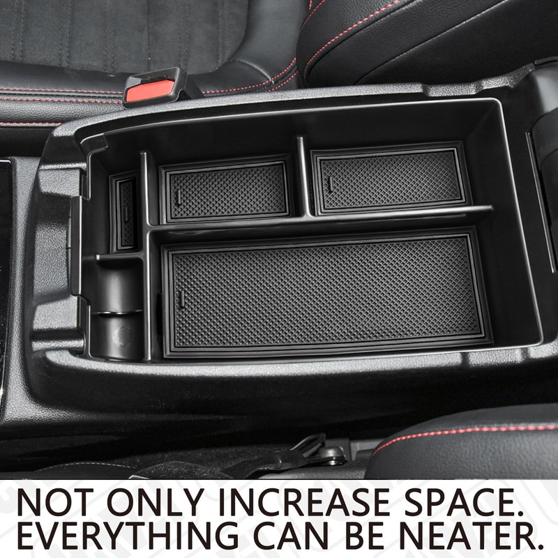 HGWEI Center Console Organizer Compatible with Ford Escape 2020-2026/Bronco Sport