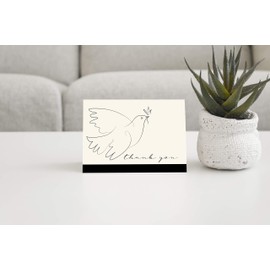 Religious Funeral Thank You Cards - Bereavement Sympathy Acknowledgement - WITH ENVELOPES, Bulk Pack of 25 (Dove, 25)