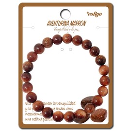 cotigo Natural Stone Bracelet - Elastic Thread Bracelet with Natural Stone Beads - Various Semi-Precious Stones for Women Men Yoga Gift, Stone