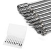 Mesee 10 Piece Carving Cutter Set, Carbide Burr Set, Rotary