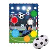 BTFO Trampoline Soccer Game Set with Light Strip, Football Moving