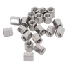 20 Pcs Hex Coupling Nut M8x1.25 L15mm 304 Stainless Steel