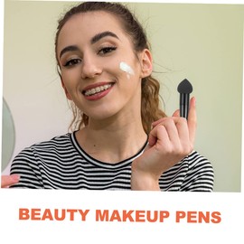 Baluue 3sets Makeup Sponge Brush Pen Beauty Pen Set Wet Tools Sponge Cosmetics Accessories for Women 6pcs*3