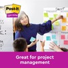 Post-it Super Sticky Notes, Assorted Colours, Assorted Sizes, 3 Pads,