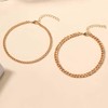 Wedity Cuban Chain Ankle Layered Ankle Bracelets Summer Beach Foot