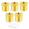 TAILONZ PNEUMATIC Brass Threaded Pipe Fitting 1/4 Inch BSP Male