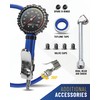 Tire Pressure Gauge with Inflator and Longer Hose - Most