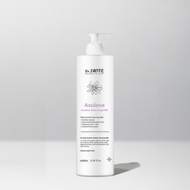 Sante Azulene Soother Cleansing Milk 200ml Hypoallergenic Moisturizing Cleansing Lotion Soother Cleansing Milk 200ml / 상떼 아줄렌 수더 클렌징 밀크 200ml 저자극 보습 클렌징 로션 수더 클렌징 밀크 200ml
