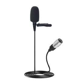 JTLAU Lavalier Clip-on Microphone - Cardioid Condenser Lapel Mic Compatible with Audio Technica Bodypack Wireless Systems,Ideal for Lectures,actors,Theater,Podcasts