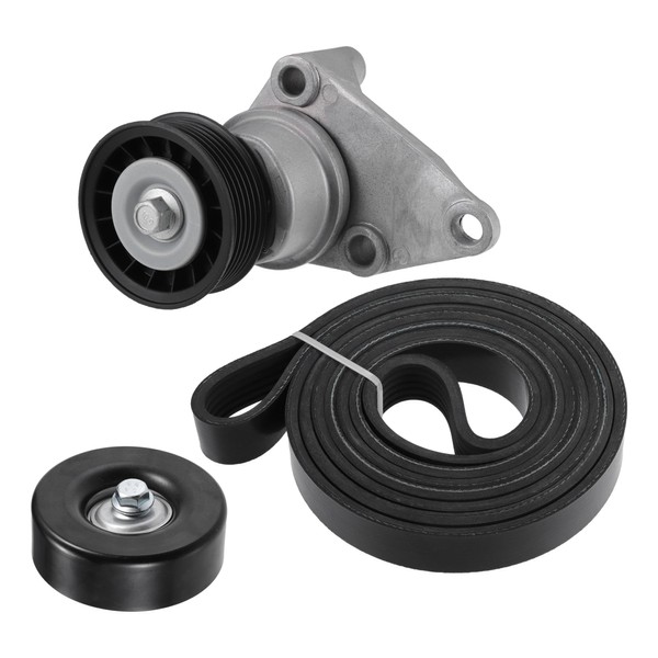 uxcell 1 Set Drive Belt Tensioner Idler Pulley Assembly Replacement