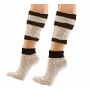Traditional Men's Loferl 2-Piece Costume Socks Including Calf Warmers in